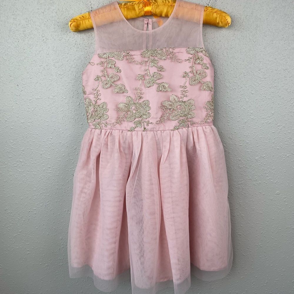 NWT Place Pink Sleeveless Formal Dress Size 8